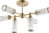 thumbnail: Aster flush-ribbed glass ceiling light, brass, £249, cultfurniture.com. Items from the UK may incur extra charges for Republic of Ireland customers