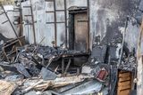 thumbnail: The devastating aftermath of a fire that burnt a family home to the ground. All that remains is part of a workshop on the site. Photo by Michael Donnelly.
