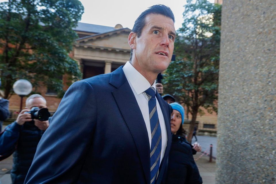 Ben Roberts-Smith arrives at the Federal Court in Sydney, on June 9, 2021. Australia’s most decorated living war veteran, Victoria Cross recipient Ben Roberts-Smith, committed a slew of war crimes while in Afghanistan including the unlawful killings of unarmed prisoners, a judge ruled on Thursday, June 1, 2023. (AP Photo/Rick Rycroft, File)