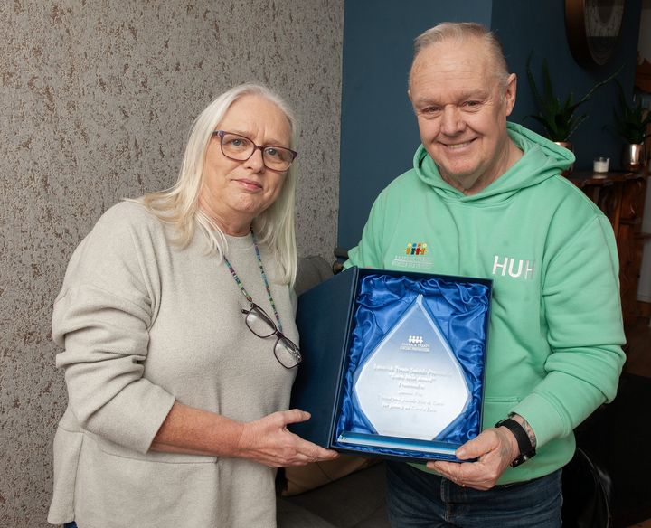 Bereaved mother behind ‘Coco’s Law’ caught unawares by surprise ‘Extra Mile’ award – ‘I had absolutely no idea’