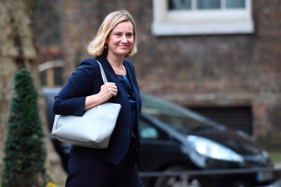 Work and Pensions Secretary Amber Rudd who has voiced support for a Norway-style model as an alternative to the Prime Minister's Brexit deal if the Withdrawal Agreement is thrown out by MPs. Photo: Stefan Rousseau/PA Wire