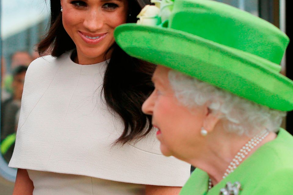 meghan markle green dress engagement LOVE BOMB SEQUIN BLOUSE – AKIRA main image 0