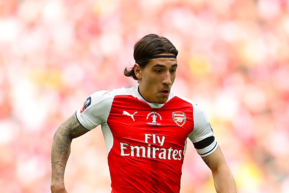 Arsenal's Hector Bellerin, pictured, has promised to donate £19,050 to support the work of the British Red Cross following the Grenfell Tower fire