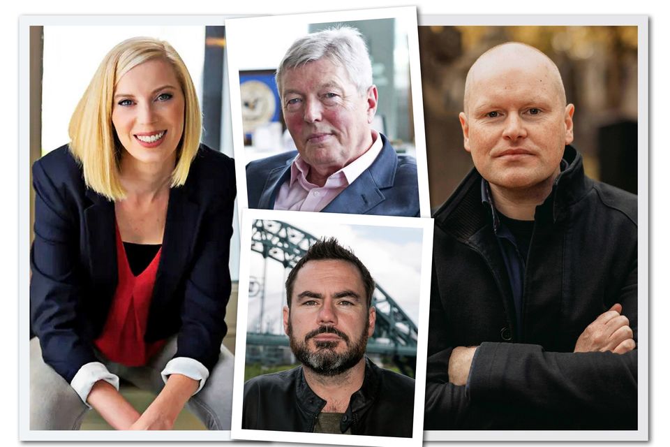 Clockwise from left: LC North, Alan Johnson, Andrew Hughes and Robert Rutherford