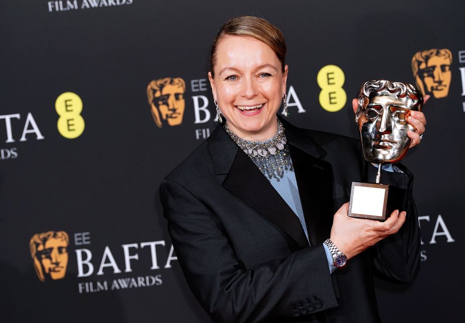 Samantha Morton after winning the Bafta Fellowship award last year (Ian West/PA)