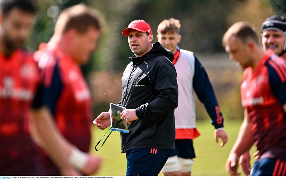 Munster defence coach Denis Leamy