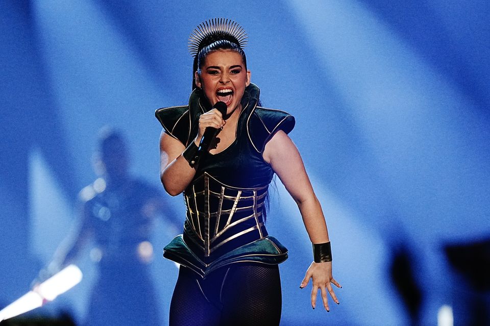 Norway entrant Alessandra performing her song Queen of the Kings (Aaron Chown/PA)