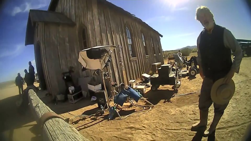 Santa Fe County Sheriff’s office footage showing actor Alec Baldwin on the set of the movie Rust following the shooting of Halyna Hutchins (Santa Fe County Sheriff/PA)