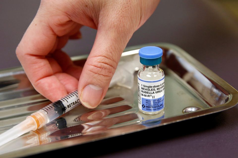 Advice: The best protection is to get the MMR vaccine. Stock photo: REUTERS