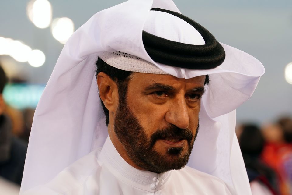 Mohammed Ben Sulayem is the president of the FIA (David Davies/PA)
