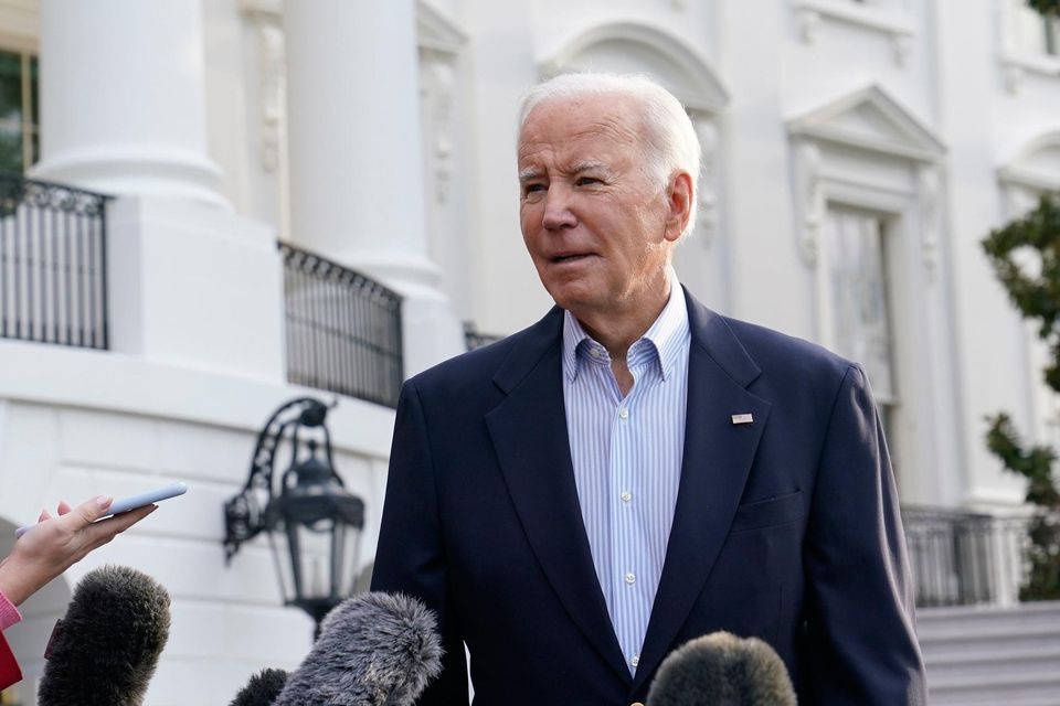 President Joe Biden was asked about the detention of Evan Gershkovich, and his response, by reporters on Friday. Photo: AP Photo/Susan Walsh