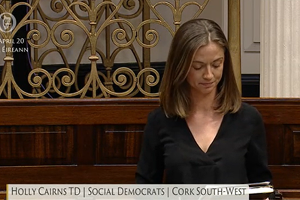 Social Democrats leader Holly Cairns