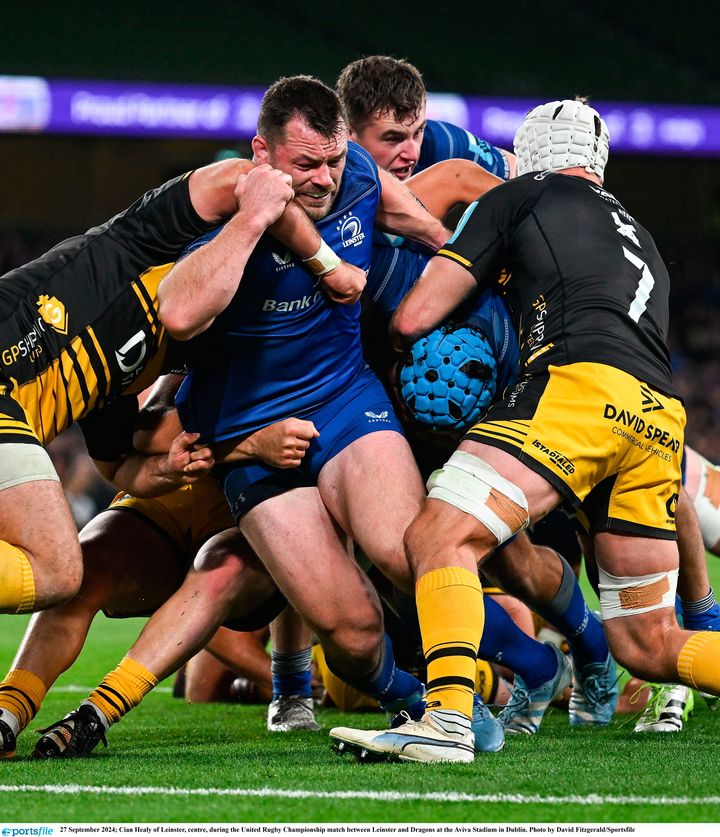 Max Deegan shines for under par Leinster as Cian Healy makes record appearance at Aviva Stadium