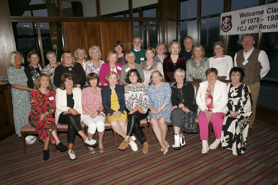 FCJ Bunclody class of 1983 at their reunion in Bunclody Golf Club.