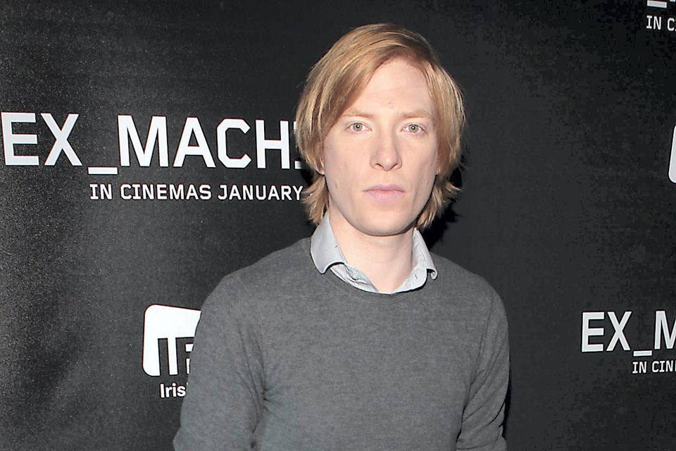 Domhnall at the premiere