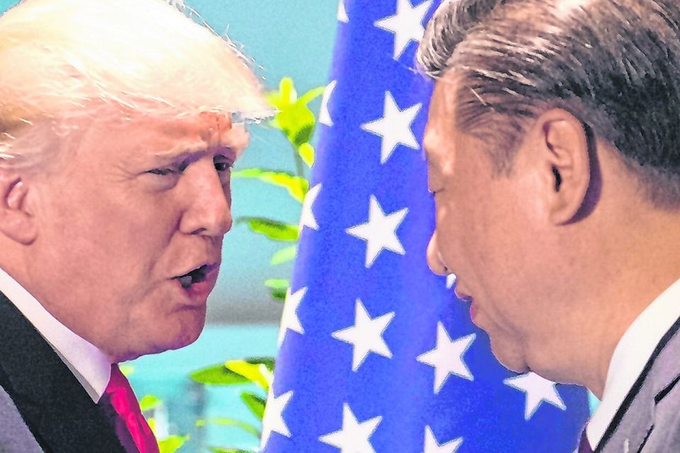 Trade tensions between Donald Trump and Chinese leader Xi Jinping get the blame for an expected reduction in the growth of world trade. Photo: SAUL LOEB/AFP/Getty Images