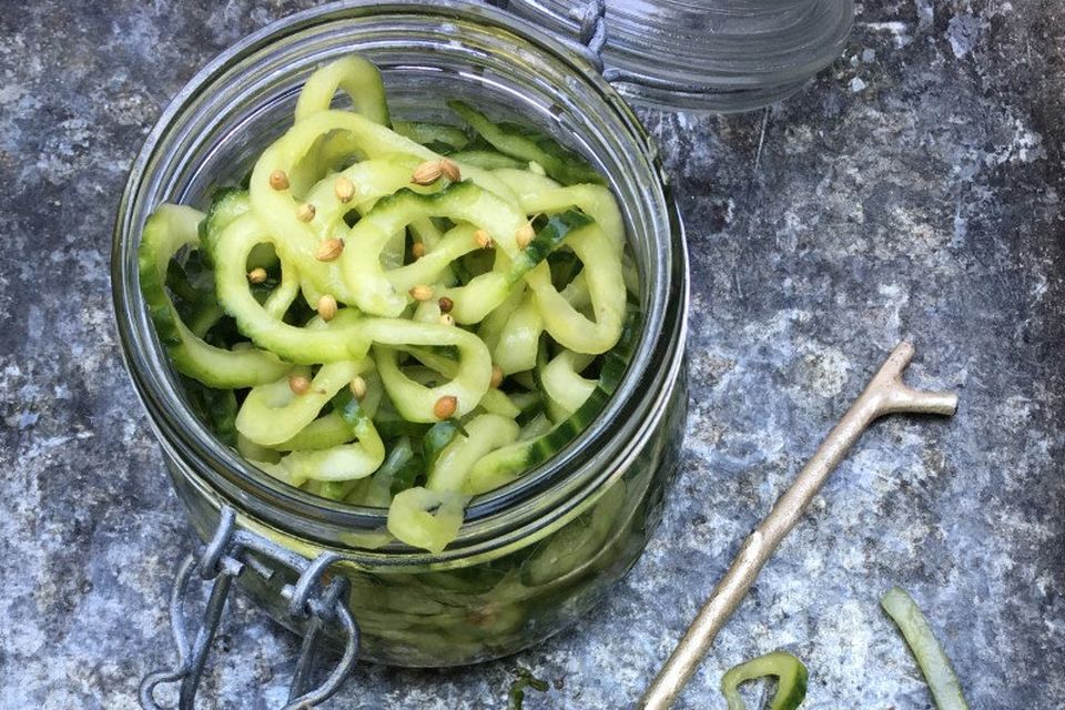 Sweet and sour cucumber pickle