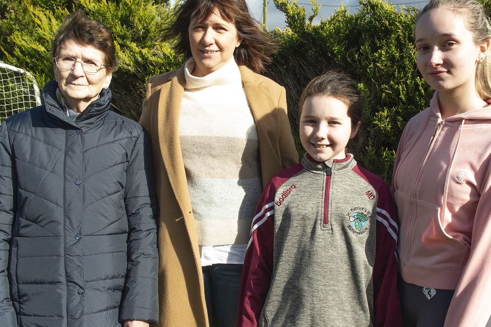 Ann Kearney with Bridie, Michelle and Áine.