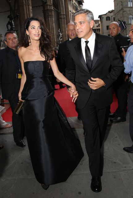 When George Clooney introduced fiancee Amal to the world, they made sure to do it Old Hollywood style.