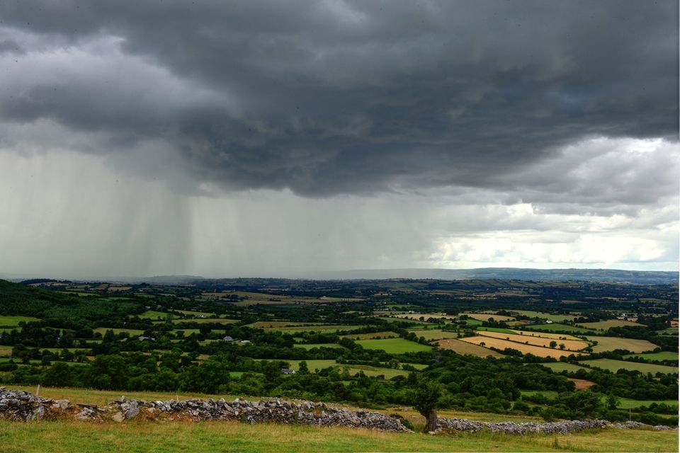 Irish weather: Met Éireann issues yellow rain warning for four counties, as  wet day forecast nationwide