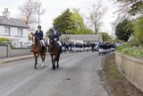 thumbnail: Riders from Killinick Pony Club lead the funeral procession and form a guard of honour.