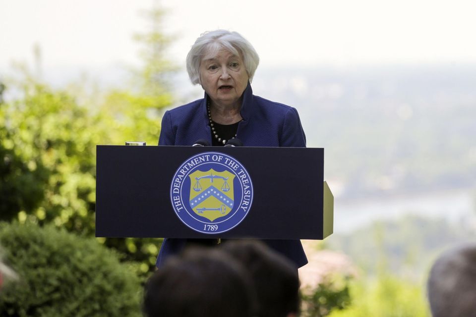 US Treasury chief Janet Yellen is believed to want quick duty cuts so as to relieve inflationary pressures on hard-pressed families. Photograph: Alex Kraus/Bloomberg
