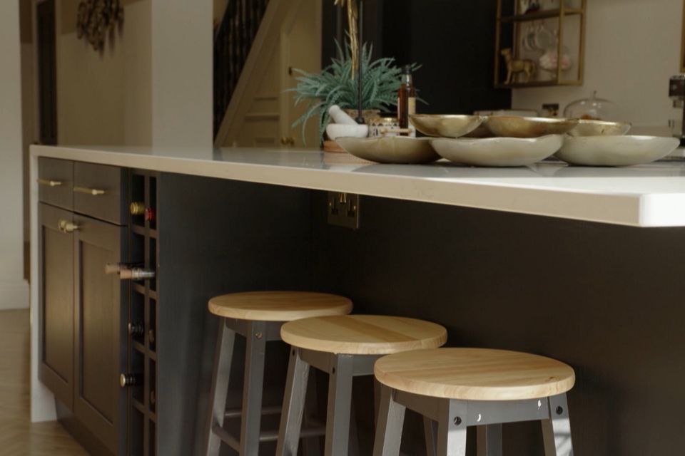 The Home of the Year judges felt John and Sinead's kitchen island was too big