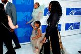 thumbnail: Singer Beyonce, with daughter Blue Ivy, arrive at the 2016 MTV Video Music Awards in New York. Reuters/Eduardo Munoz