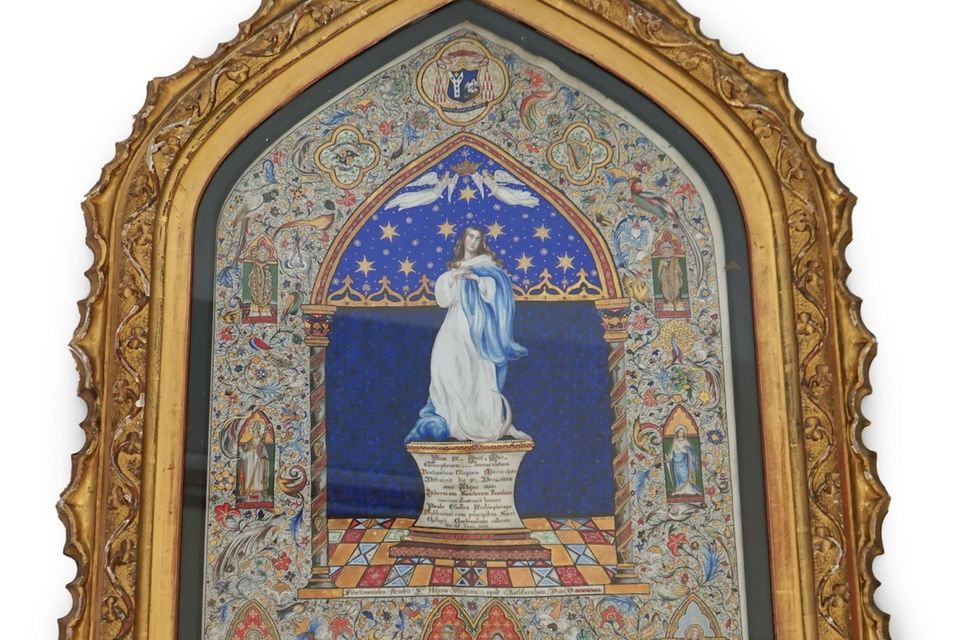 In the salerooms: 19th-century Italian illumination once given by Pope to first Irish cardinal, Paul Cullen