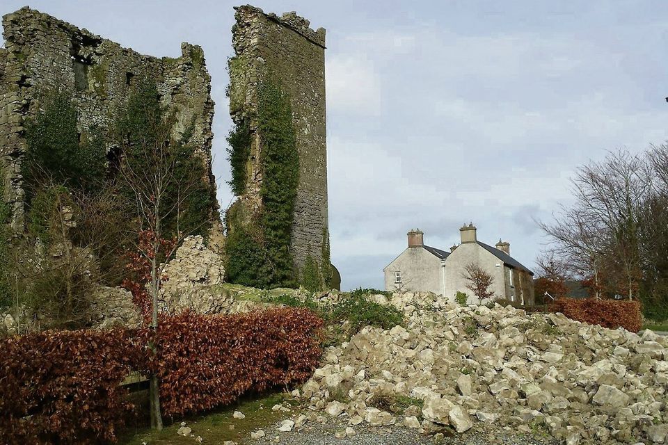 Coolbanagher Castle on the outskirts of Portlaoise before the storm damage.