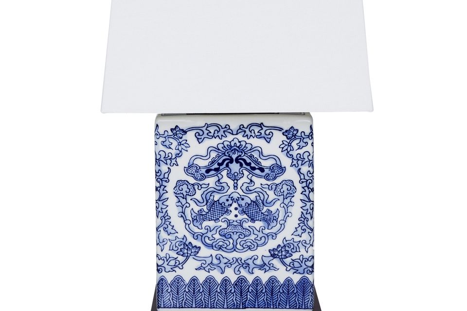 Blue Chinese Table Lamp, €46.99, from a selection at Homesense