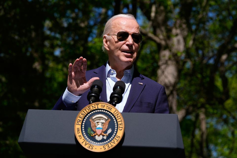 Joe Biden is hoping the move will chime with younger voters, but it's a demographic that usually votes in low number. Photo: AP