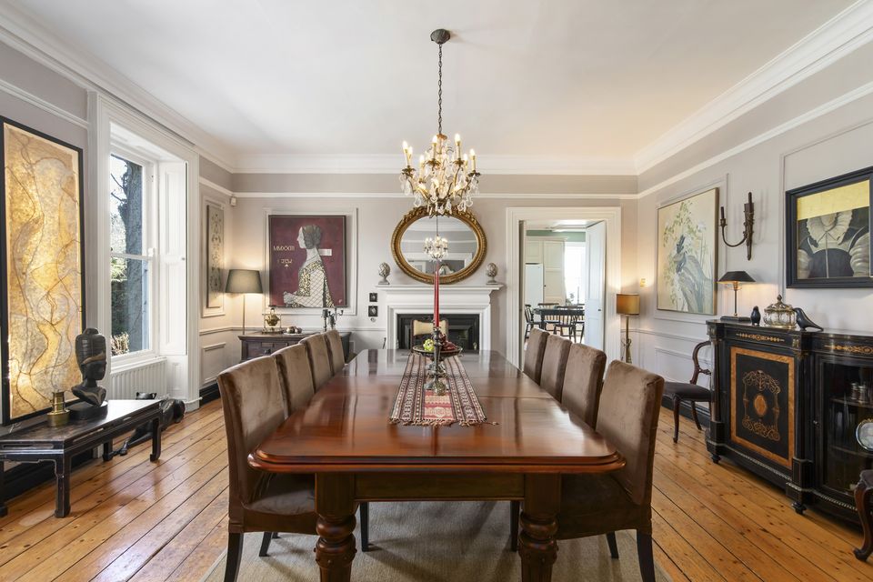 The dining room