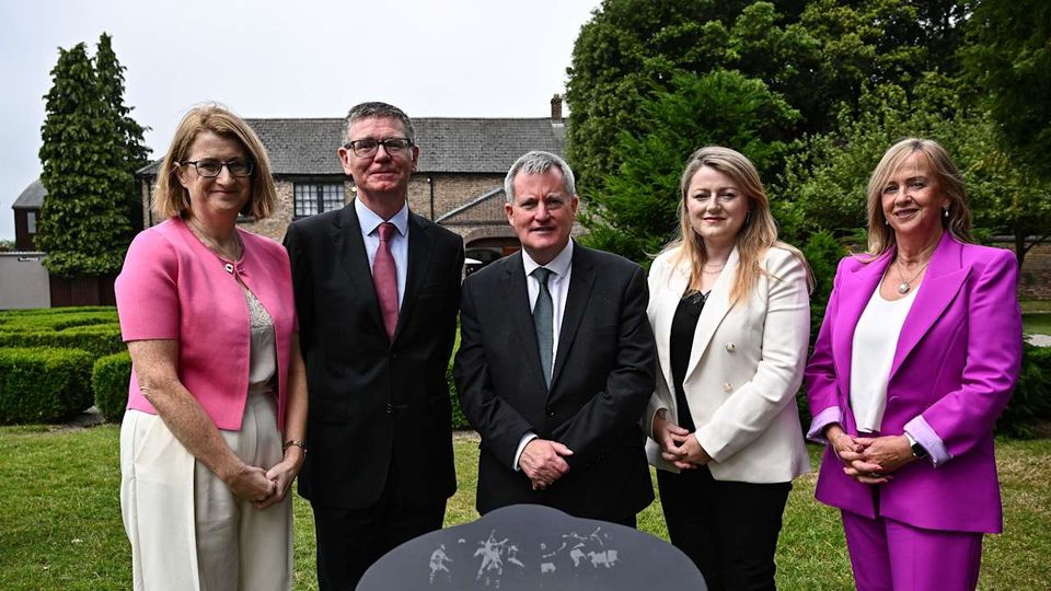 The new plaque was unveiled yesterday in Phoenix Park. Pic: Harry Murphy/Sportsfile