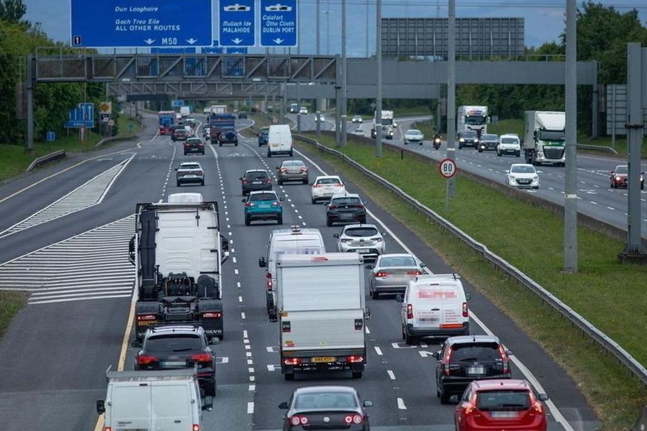 Morning traffic and travel delays after crash on Dublin s M50