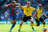 thumbnail: Crystal Palace's Glenn Murray in action with Aston Villa's Ciaran Clark