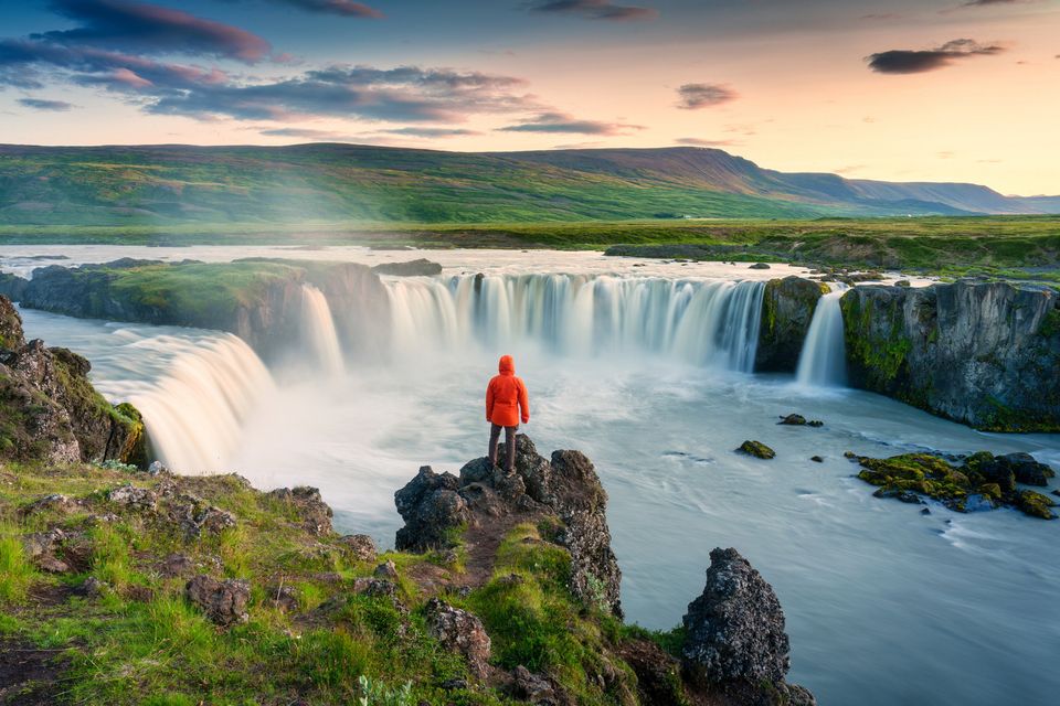 Godafoss waterfall in northern Iceland. Photo: Getty