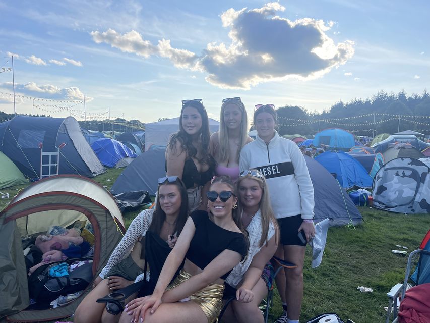Pictured at Electric Picnic: Zara Gilsenan, Leah Gorry, Emma Hanley, Emer cross, Claire Keenan and Charley Smyth