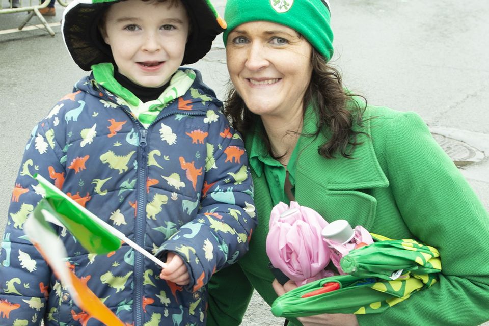 At the St Patrick's Day parade in Coolgreany were Ben and Noelle Ireton. Pic: Jim Campbell