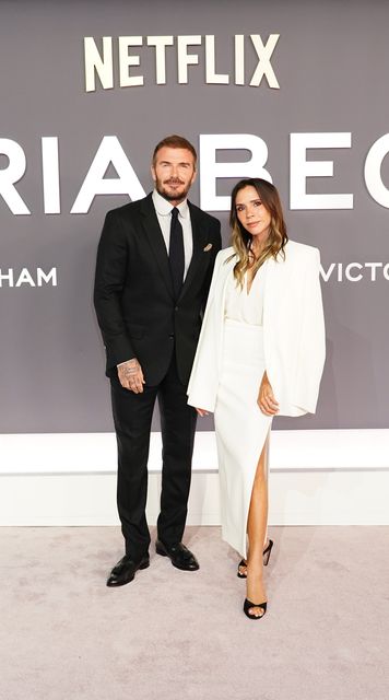 David Beckham and Victoria Beckham attending the world premiere of the Netflix documentary series, Victoria Beckham, at the Curzon Mayfair, London (Ian West/PA)