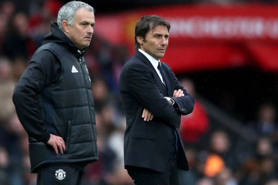 Chelsea head coach Antonio Conte told Jose Mourinho the feeling is mutual after the Manchester United manager said he regarded their feud with "contempt"