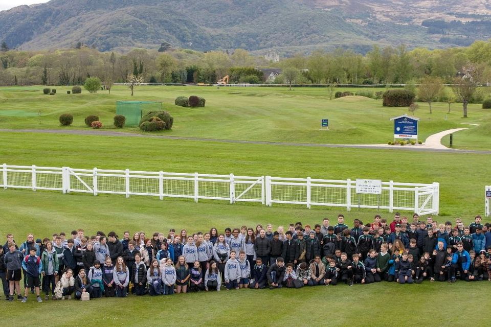 Children from St Oliver's Primary School and Presentation Monastery National School took part in a special Horse Racing Ireland (HRI) education day at Killarney Racecourse.