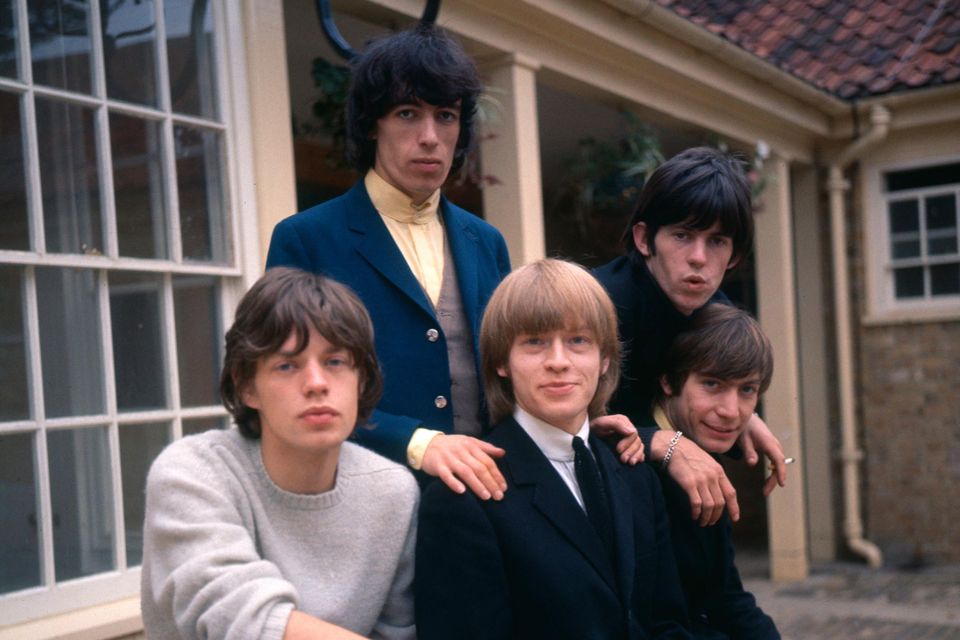 The Rolling Stones. (left to right) Mick Jagger, Bill Wyman, Brian Jones, Keith Richards and Charlie Watts in September 1964. Photo: PA Wire