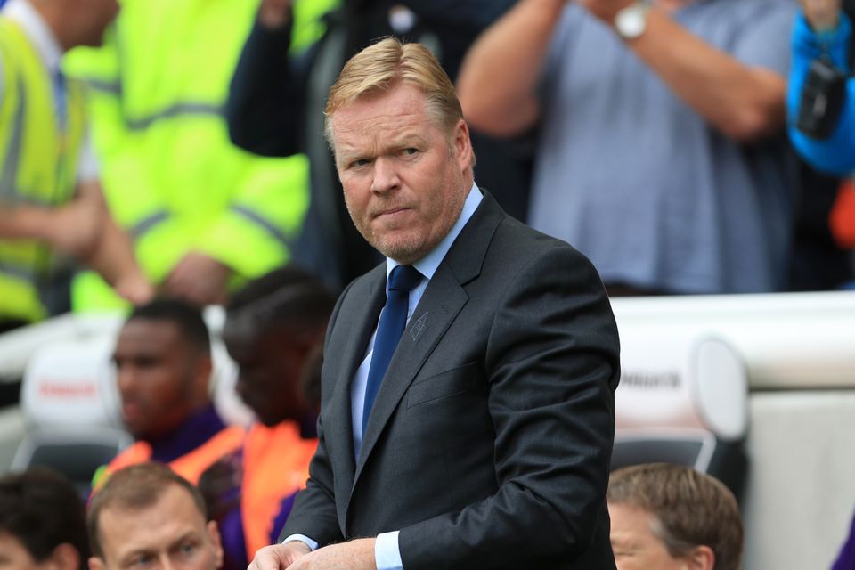Ronald Koeman's Everton have won just two of their first eight Premier League fixtures