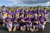 thumbnail: Sixth class boys and girls from Danescastle NS in Corrigan Park, Belfast on Saturday.