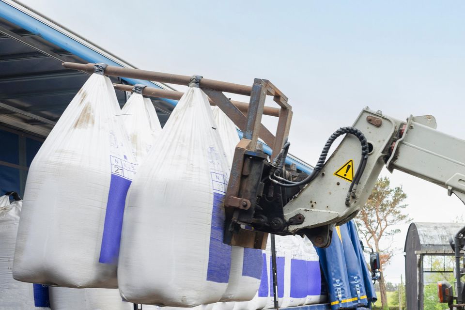 In the 2023 crop year, 50pc of fertiliser sales took place in the three months from April to June. Image: Getty