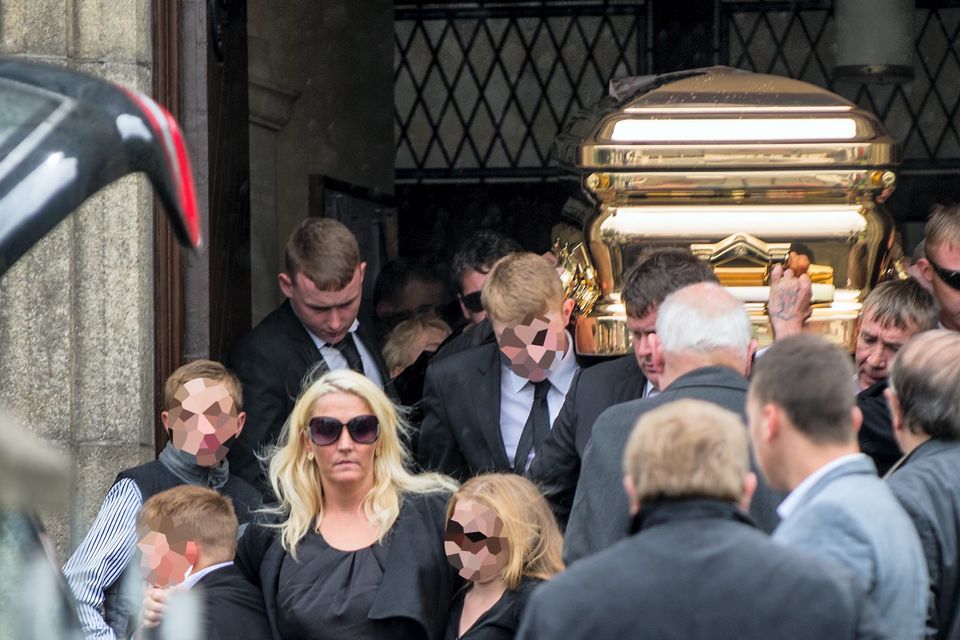 'Fat' Andy Connors Funeral in Saggart.