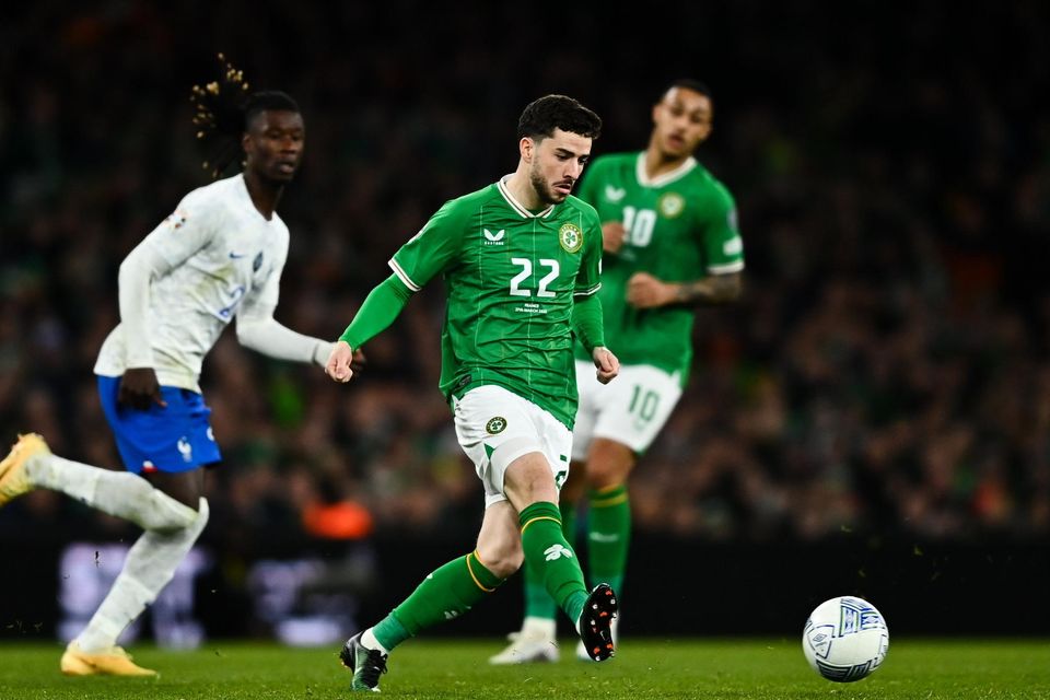 Ireland's Mikey Johnston. Photo: Eóin Noonan/Sportsfile