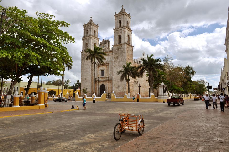 The cathedral in Mérida, Mexico - the oldest continually occupied city in the Americas