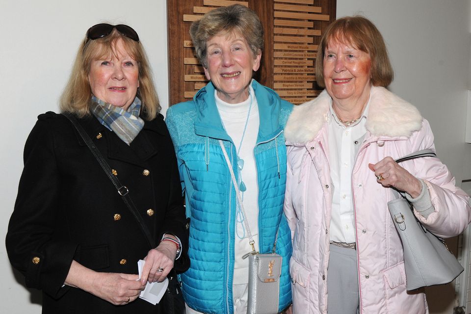Anne Lacey, Ann McCleane and Mary Goodison at The Kiltra School of Music's KSM Adult Singers and Youth Choir's concert in the Jerome Hynes Theatre in the National Opera House. Pic: Jim Campbell